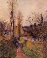 El camino de Basincourt 1884 Camille Pissarro